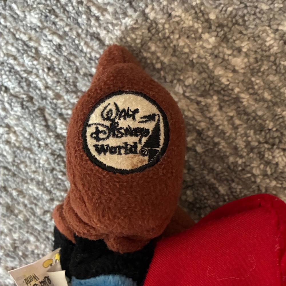 Mickey Mouse Fantasia Sorcerer 14" Plush Stuffed Toy Wizard Walt Disney World - Picture 3 of 5